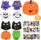 34 PCS Halloween Craft Kits for Kids Halloween Foam Pumpkin Craft Kit